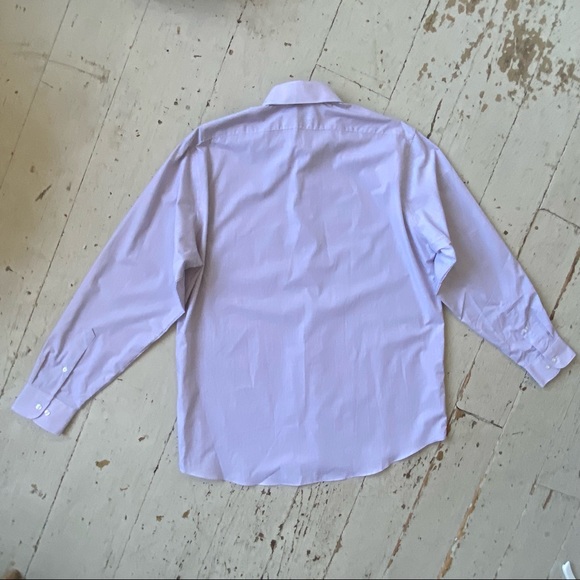 Van Heusen Red & Blue Check Reg Fit Wrinkle Free Button Up Shirt - Picture 4 of 12